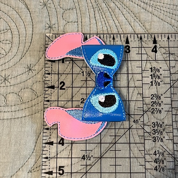 Handmade Disney Stitch Inspired Hair Clip - Picture 10 of 11
